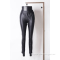 2014 sexy close-fitting leather leisure spandex long trousers